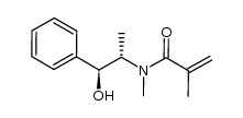 N-[(1S,2S)-2-hydroxy-1-methyl-2-phenylethyl]-N-methylmethacrylamide Structure