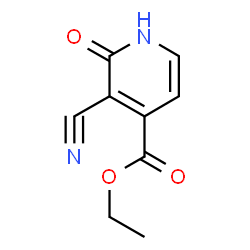 ISONICOTINIC ACID, 3-CYANO-1,2-DIHYDRO-2-OXO-, ETHYL ESTER Structure