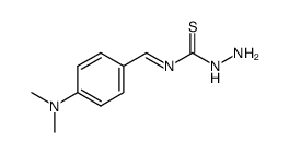 N-(4-(dimethylamino)benzylidene)hydrazinecarbothioamide Structure