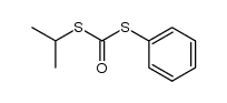 S-Isopropyl-S-phenyl-dithiolcarbonat结构式