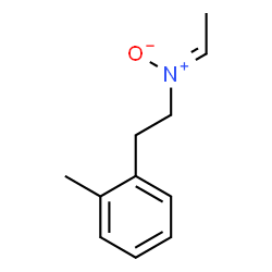 N-((1-methyl-2-phenyl)ethyl)ethanimine N-oxide Structure