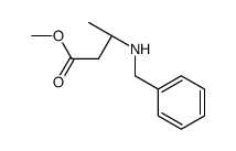methyl (3S)-3-(benzylamino)butanoate结构式