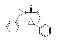 1-[ethoxy-(2-phenylaziridin-1-yl)phosphoryl]-2-phenylaziridine结构式