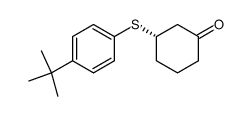 (S)-3-(4-tert-butylphenylthio)-cyclohexanone Structure