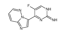 5-FLUORO-4-(IMIDAZO[1,2-B]PYRIDAZIN-3-YL)PYRIMIDIN-2-AMINE structure