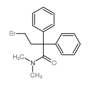 2,2-Diphenyl-4-Bromo-N,N-Dimethylbutyramide结构式