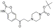 tert-butyl 4-(3-oxo-3-(2-oxo-2,3-dihydrobenzo[d]oxazol-6-yl)propyl)piperazine-1-carboxylate structure