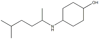 4-[(5-methylhexan-2-yl)amino]cyclohexan-1-ol Structure