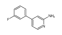 4-(3-氟苯基)吡啶-2-胺结构式