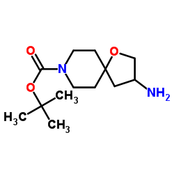 tert-butyl 3-amino-1-oxa-8-azaspiro[4.5]decane-8-carboxylate Structure