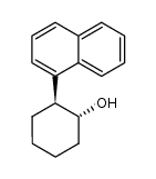 (-)-trans-2-(α-naphthyl)cyclohexan-1-ol结构式