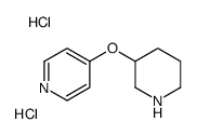 4-(PIPERIDIN-3-YLOXY)PYRIDINE 2HCL structure