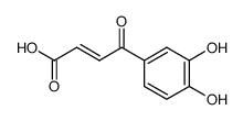 2-Butenoicacid,4-(3,4-dihydroxyphenyl)-4-oxo-,(E)-(9CI) structure