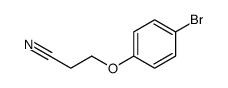 3-(4-Bromophenoxy)propanenitrile Structure