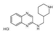 Piperidin-3-ylmethyl-quinoxalin-2-yl-amine hydrochloride Structure