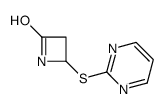 4-pyrimidin-2-ylsulfanylazetidin-2-one Structure