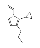 1-vinyl-2-cyclopropyl-3-propylpyrrole结构式