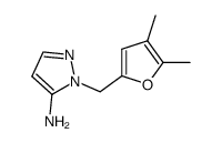 2-(4,5-dimethyl-furan-2-ylmethyl)-2H-pyrazol-3-ylamine Structure