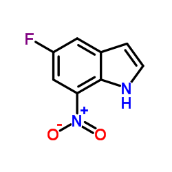5-Fluoro-7-nitro-1H-indole structure