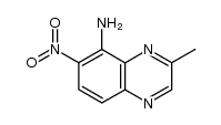 5-amino-3-methyl-6-nitroquinoxaline结构式