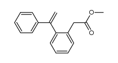 methyl 2-(1-phenylethenyl)phenylacetate结构式