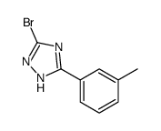 3-bromo-5-(3-methylphenyl)-1H-1,2,4-triazole(SALTDATA: FREE)结构式