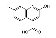 7-FLUORO-2-OXO-1,2-DIHYDROQUINOLINE-4-CARBOXYLIC ACID structure