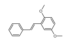 (E)-2,5-dimethoxystilbene结构式