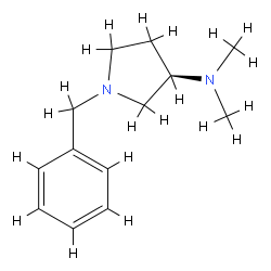 (R)-1-苄基-N,N-二甲基吡咯烷-3-胺图片