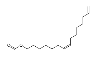 (Z)-7,14-pentadecadien-1-ylacetate Structure
