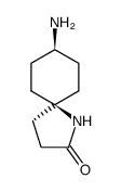 Meso-(5s,8s)-8-amino-1-azaspiro[4.5]decan-2-one结构式