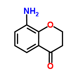 8-Amino-2,3-dihydro-4H-chromen-4-one结构式