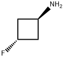 Trans-3-Fluoro-cyclobutylamine Structure