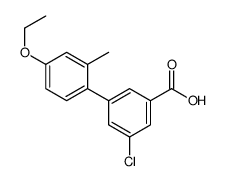 3-chloro-5-(4-ethoxy-2-methylphenyl)benzoic acid结构式