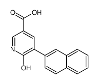 5-naphthalen-2-yl-6-oxo-1H-pyridine-3-carboxylic acid结构式