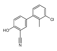 5-(3-chloro-2-methylphenyl)-2-hydroxybenzonitrile结构式