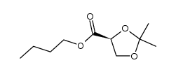 (S)-butyl 2,2-dimethyl-1,3-dioxolane-4-carboxylate结构式