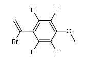 1-bromo-1(4-methoxy-2,3,5,6-tetrafluorophenyl)ethene Structure