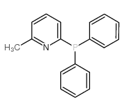 2-Diphenylphosphino-6-methylpyridine Structure