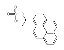 1-pyren-1-ylethyl hydrogen sulfate Structure