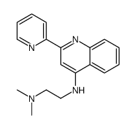 N',N'-dimethyl-N-(2-pyridin-2-ylquinolin-4-yl)ethane-1,2-diamine Structure