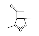1,4-DIMETHYLBICYCLO[3.2.0]HEPT-3-EN-6-ONE structure