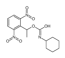 1-(2,6-dinitrophenyl)ethyl N-cyclohexylcarbamate Structure