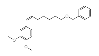 (Z)-1-Benzyloxy-7-(3,4-dimethoxyphenyl)hept-6-ene结构式