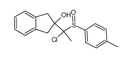 2-(1-chloro-1-(p-tolylsulfinyl)ethyl)-2-indanol结构式