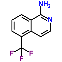 5-(trifluoromethyl)isoquinolin-1-amine structure