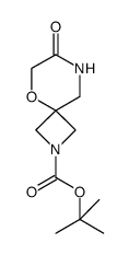 7-氧代-5-氧杂-2,8-二氮杂螺[3.5]壬烷-2-羧酸叔丁酯结构式