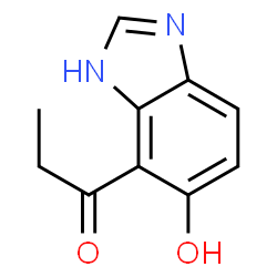 1-Propanone,1-(5-hydroxy-1H-benzimidazol-4-yl)-(9CI) structure