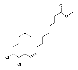 methyl (E)-12,13-dichlorooctadec-9-enoate结构式