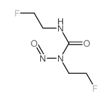 Urea,N,N'-bis(2-fluoroethyl)-N'-nitroso- Structure